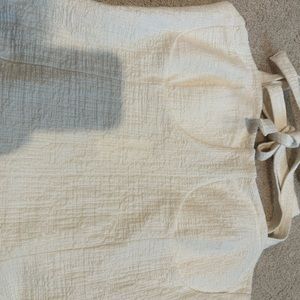 Maeve by anthropology cream corset top